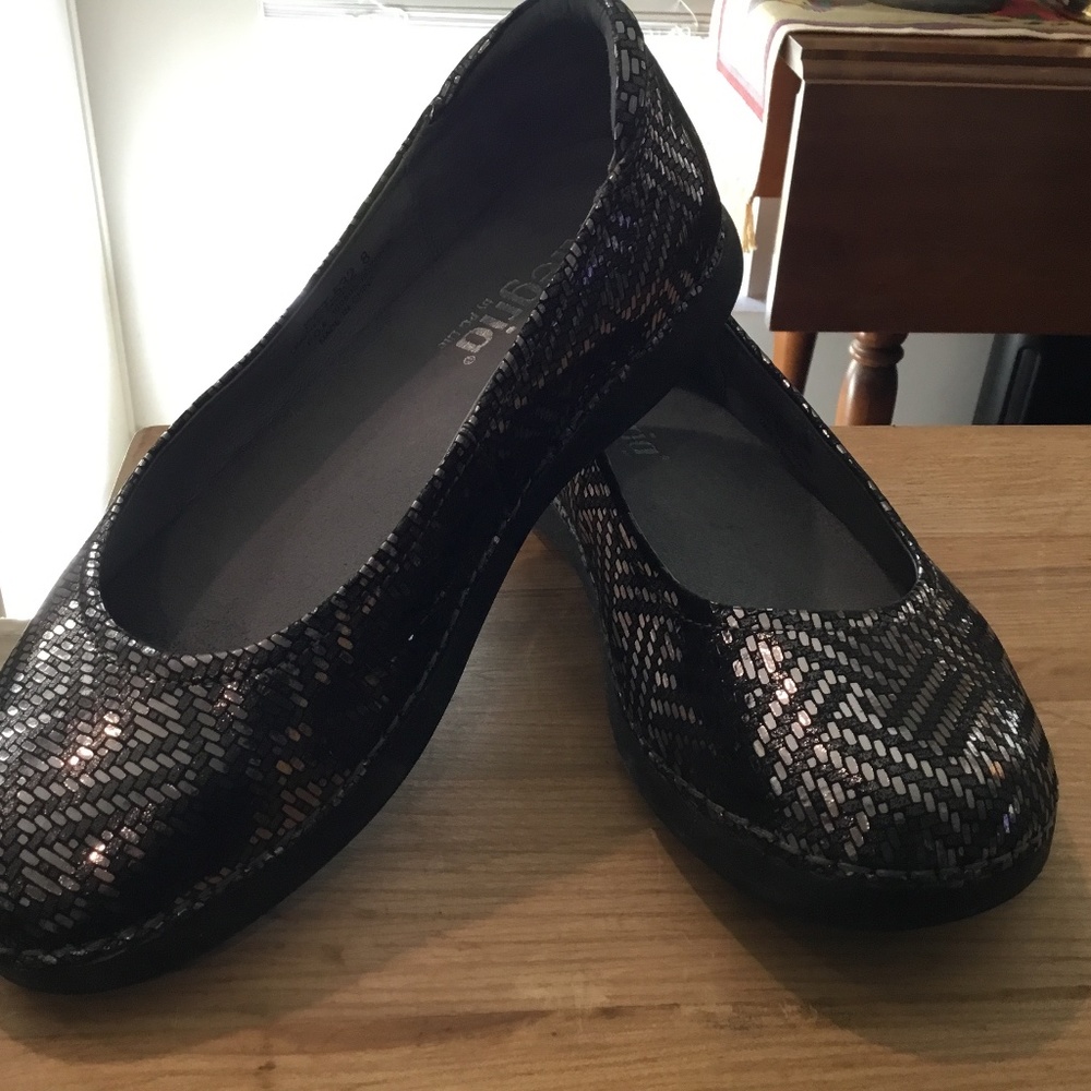 Alegria PET size 8 (38.5) silver & granite